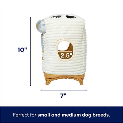 Show full view: Frisco Holiday Mrs. Claus' Oven Hide & Seek Puzzle Plush Squeaky Dog Toy, Small/Medium slide 2 of 8