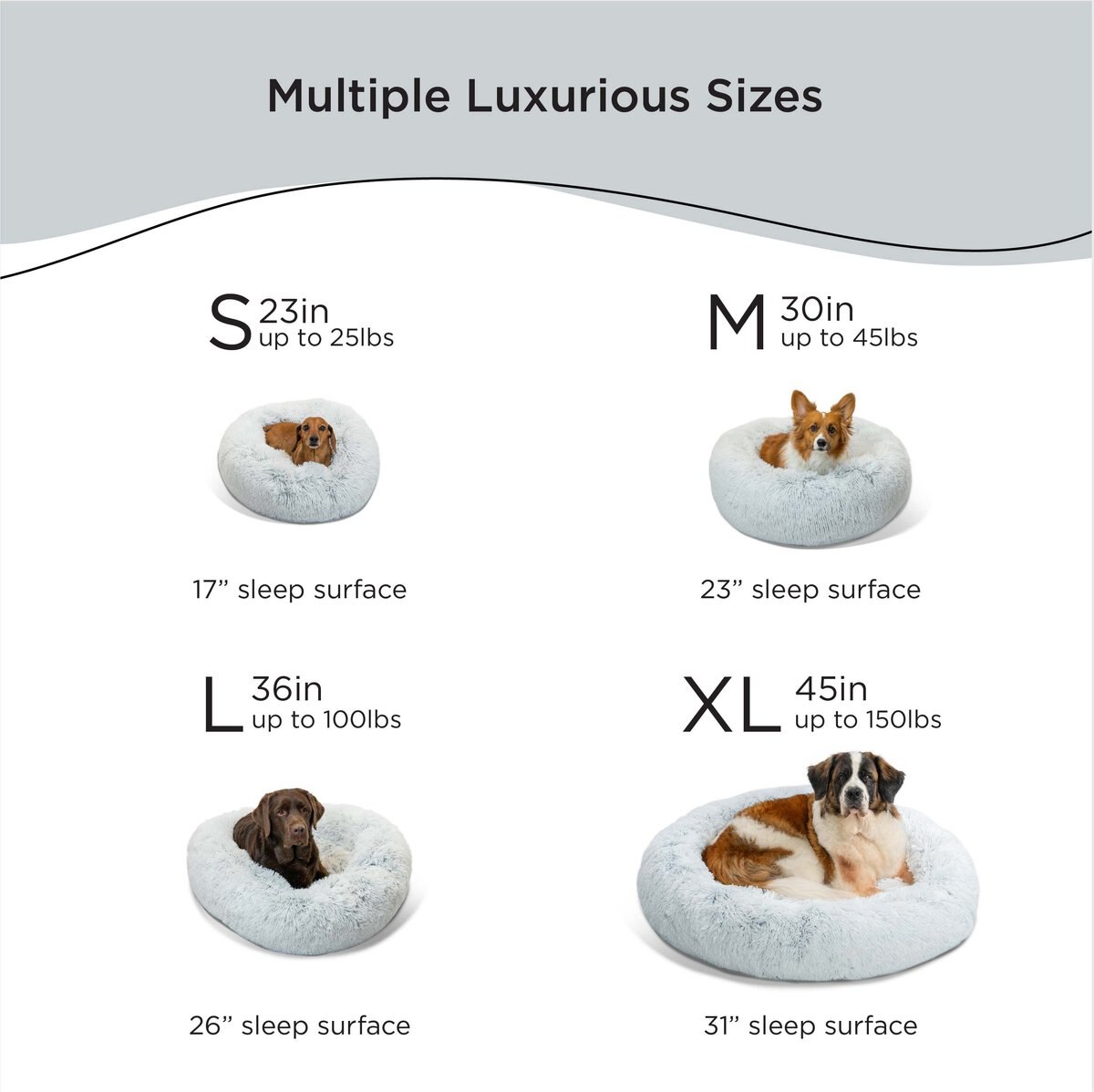 BEST FRIENDS BY SHERI The Original Calming Shag Fur Donut Cuddler Cat