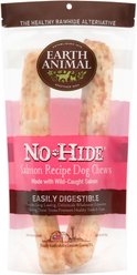 Earth Animal No-Hide Large Rolls Long Lasting Natural Rawhide Alternative Salmon Recipe Chew Dog Treats, 2 count slide 1 of 9