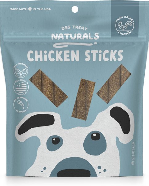 Dog Treat Naturals Chicken Fresh All Stages Natural Chew Stick Dog Treats, 6-oz bag slide 1 of 2