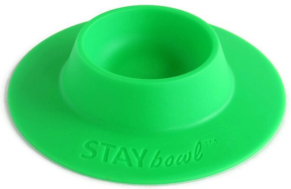 Wheeky Pets STAYbowl Small Pet Tip-Proof Bowl, Small, Spring Green slide 1 of 3