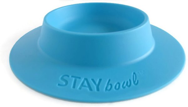 Wheeky Pets STAYbowl Small Pet Tip-Proof Bowl, Large, Sky Blue slide 1 of 3