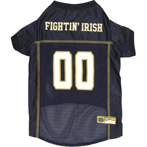 Pets First NCAA Dog & Cat Jersey, Notre Dame, X-Small