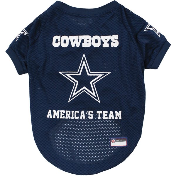 Pets First NFL Dallas Cowboys Premium Dog Jersey, 3 Sizes