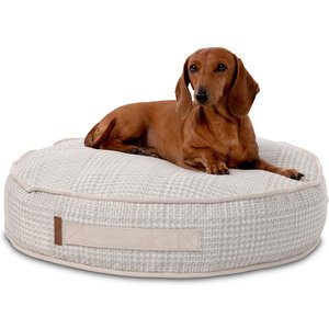 Bark and Slumber Henry Houndstooth Small Round Lounger Dog Bed