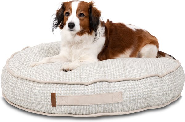 Bark and Slumber Henry Houndstooth Medium Round Lounger Dog Bed slide 1 of 6