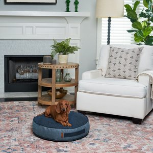 Bark and Slumber Bella Blue Small Round Lounger Dog Bed