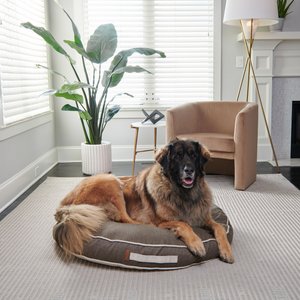 Bark and Slumber Bentley Brown XL Round Lounger Dog Bed