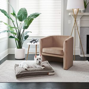 Bark and Slumber Bentley Brown Small Lounger Dog Bed
