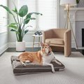Bark and Slumber Bentley BrownLarge Lounger Dog Bed