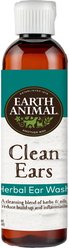 Earth Animal Natural Remedies Clean Ears Herbal Ear Wash Cleanser for Dogs & Cats, 4-oz bottle
