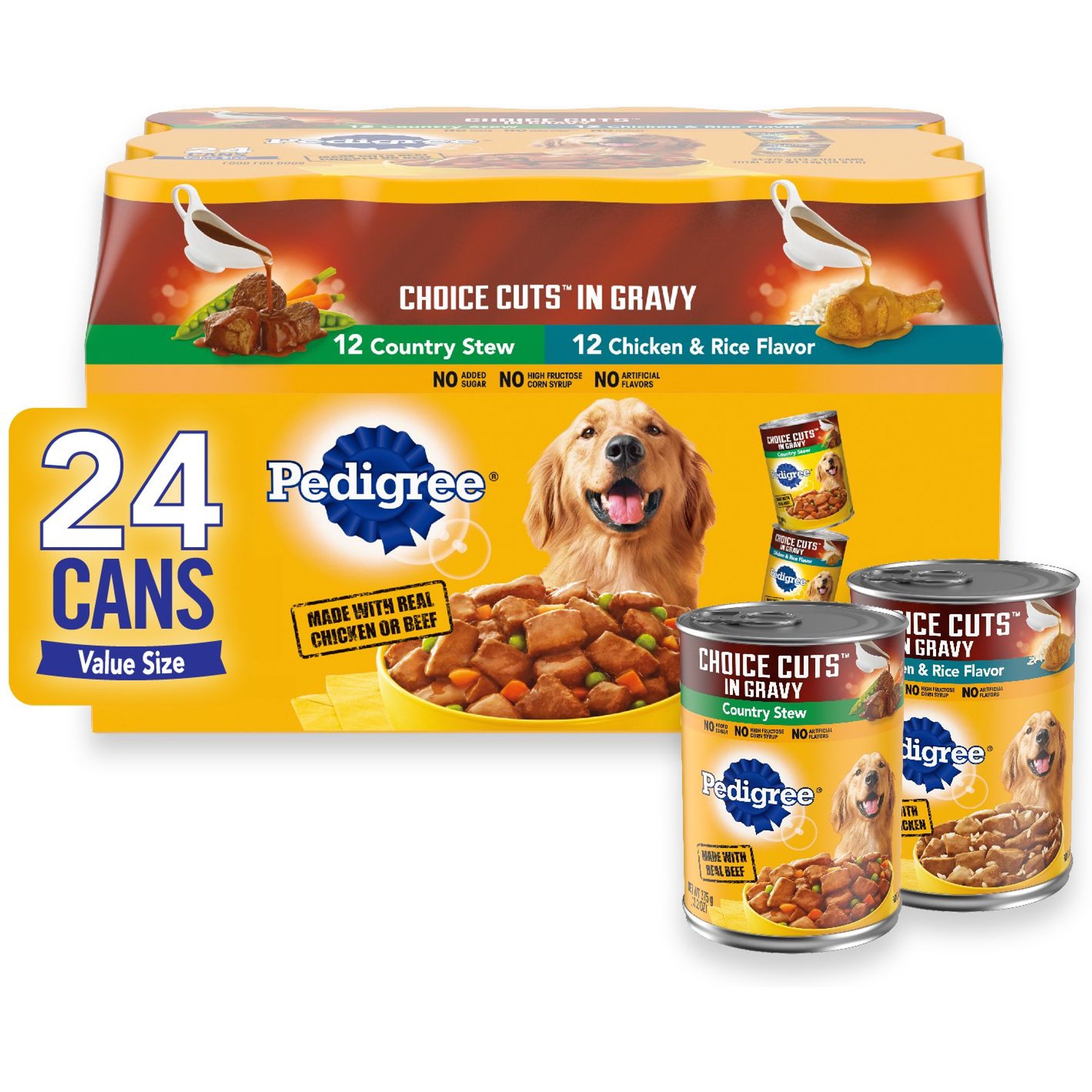 Pedigree canned clearance dog food price