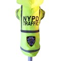 Royal Animals NYPD Traffic Dog Coat, Lime Green, Medium