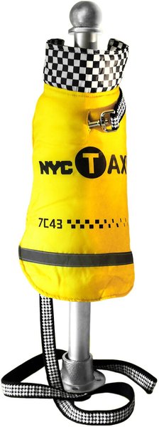 Royal Animals New York Taxi Dog Coat, Yellow, X-Small slide 1 of 5