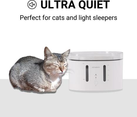 Show full view: INSTACHEW Puresmart Water Fountain App Enabled Drinking Smart Automatic Pet Fountain for Dogs & Cats, White, 84-oz slide 5 of 11
