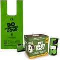 Doggy Do Good Certified Home Compostable Premium Dog & Cat Waste Bags, Small Handle Bags - On Rolls, 60 count
