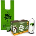 Doggy Do Good Certified Compostable Premium Dog & Cat Waste Bags, Small Handle Bags - On Rolls + Dispenser, 60 count