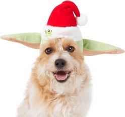 STAR WARS MANDALORIAN GROGU Santa Dog & Cat Hat, Medium/Large