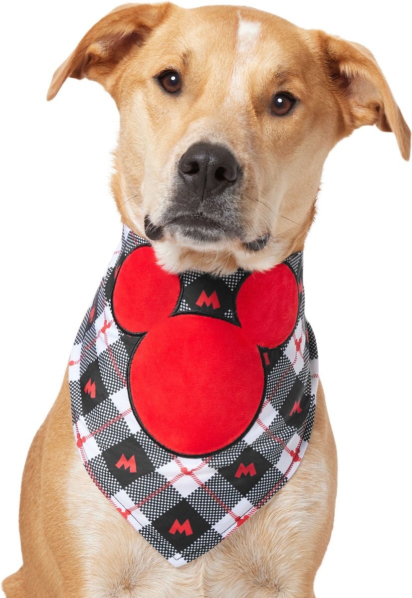 Disney Mickey Mouse Plaid Dog & Cat Jersey Pajama