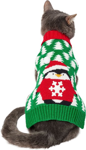 Frisco Penguin Dog & Cat Ugly Sweater, X-Small slide 1 of 8