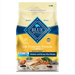 Blue Buffalo Life Protection Formula Small Breed Healthy Weight Adult Chicken & Brown Rice Recipe Dry Dog Food, 5-lb bag