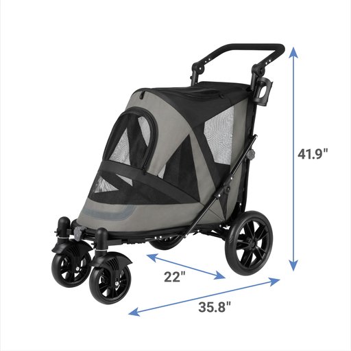 Frisco No-Zip, Cabin Collapsible Cat & Dog Stroller