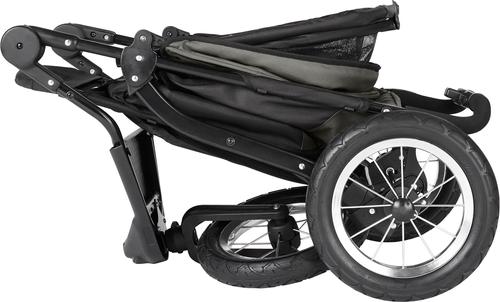 Show full view: Frisco No-Zip, Collapsible Cat & Dog Jogger Stroller, Grey slide 4 of 9