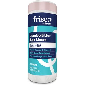 Frisco Litter Box Pan Liners, Unscented, 5 count