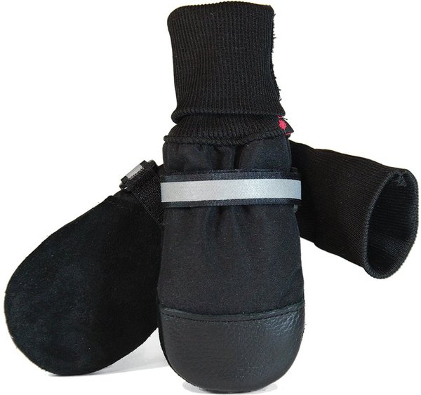 Muttluks Original Fleece-Lined Winter Dog Boots, 4 count, Black, X-Small slide 1 of 4