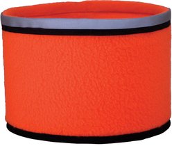Muttluks MuTTravel ViziNek Reflective Trim Dog Gaiter, Orange, Small slide 2 of 3
