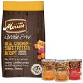 Merrick Real Chicken + Sweet Potato Recipe Dry Food + Favorites Wet Dog Food Variety Pack