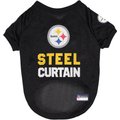 Pets First NFL Dog & Cat Raglan Jersey, Pittsburgh Steelers, Large