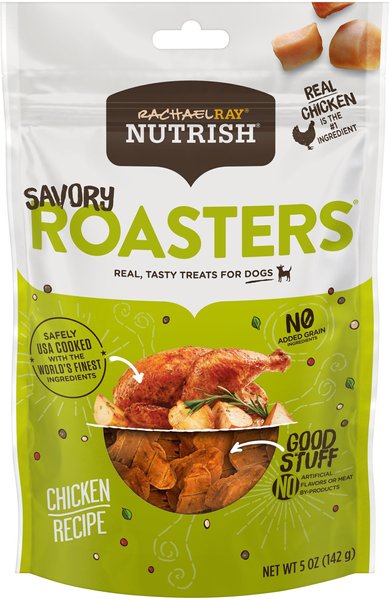 Rachael Ray Nutrish Savory Roasters Roasted Chicken Grain-Free Recipe Dog Treats, 5-oz bag slide 1 of 5