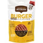 Rachael Ray Nutrish Burger Bites, Beef Burger with Bison Grain-Free Dog Treats, 5-oz bag
