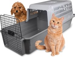 Van Ness Calm Carrier E-Z Load Sliding Drawer Cat Kennel, Gray