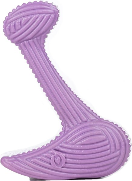 purple chicken dog toy