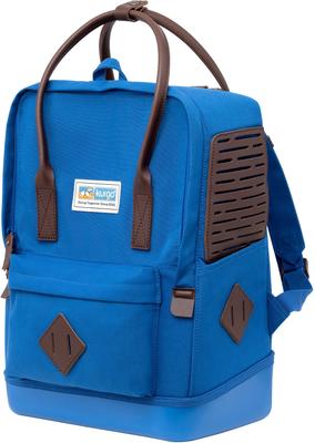 Show full view: Kurgo Nomad Carrier Dog Backpack, One Size, Blue slide 9 of 11