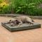 Show in main carousel: FurHaven Quilt Top Memory Foam Convertible Indoor/Outdoor Cat & Dog Bed, Dark Sage, Large slide 1 of 9