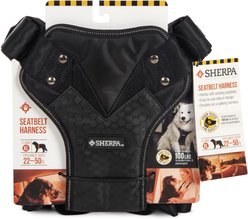 Sherpa Dog & Cat Seatbelt Harness, X-Large, Black