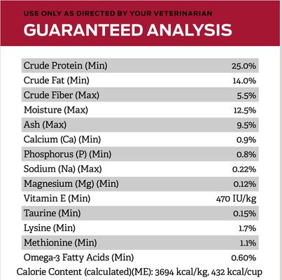 Show full view: Purina Pro Plan Veterinary Diets CC CardioCare High Protein Chicken Flavor Dry Dog Food, 20-lb bag slide 8 of 11
