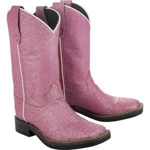 TuffRider Children's Pink Glitter Western Boot, 1