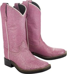 TuffRider Children's Pink Glitter Western Boot, 3