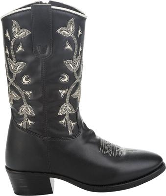 Show full view: TuffRider Children's Black Floral Western Boot, 5 slide 2 of 6