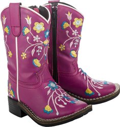 TuffRider Children's Floral Cowgirl Western Boot, 7