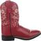 Show in main carousel: TuffRider Toddler Fire Red Floral Western Boot, 4 slide 3 of 6