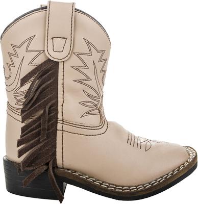 Show full view: TuffRider Toddler Tan Fringe Bootie, 7 slide 3 of 6