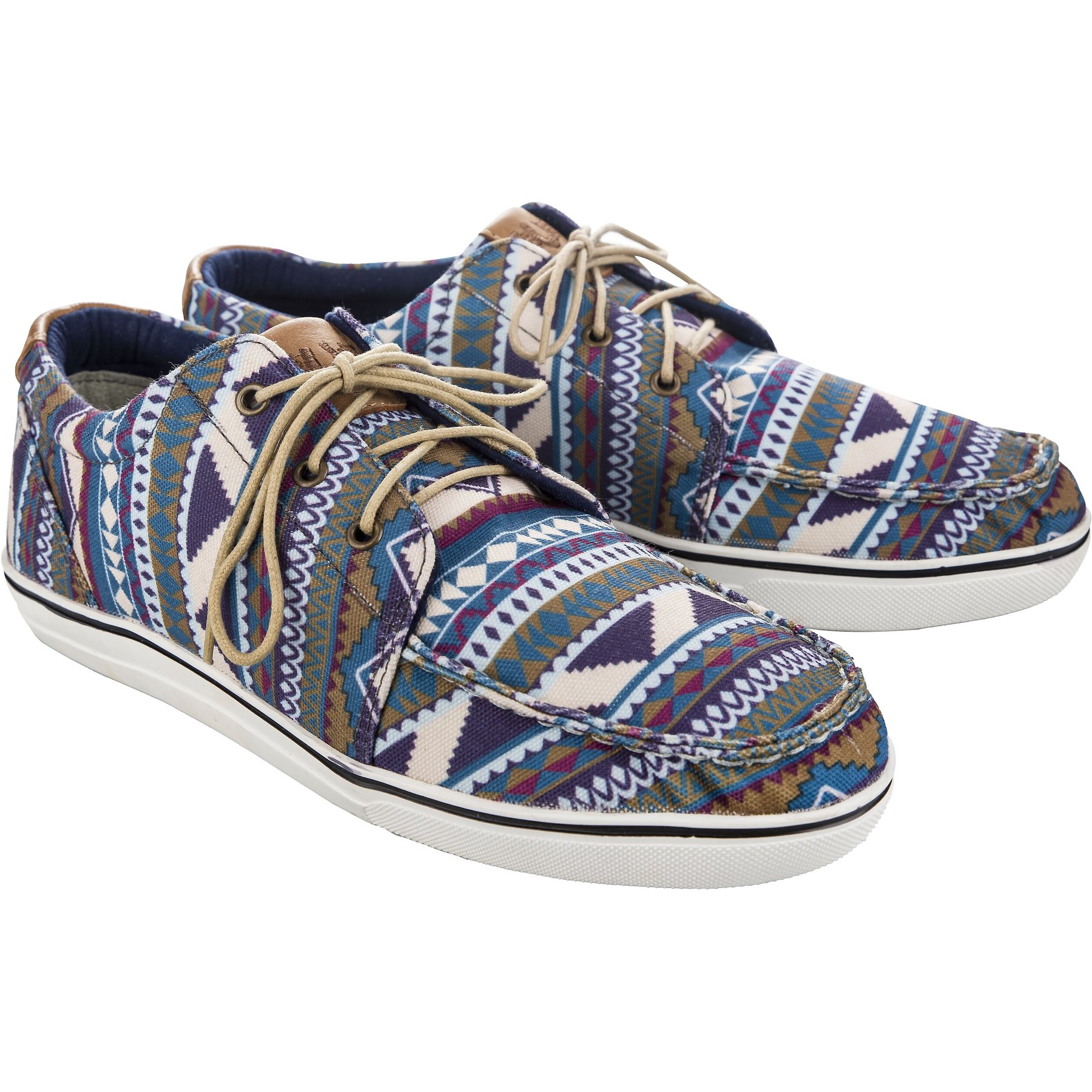 TuffRider GraphiX Women's Lace-Up Shoe, Teal Pyramids, 6.5