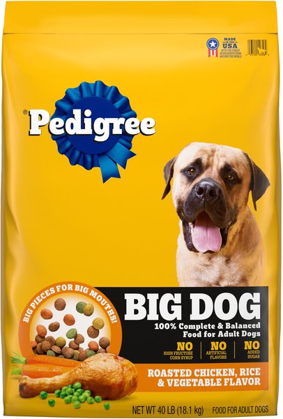 PEDIGREE Big Dogs Adult Complete Nutrition Large Breed Roasted Chicken