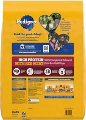 Pedigree High Protein Beef & Lamb Flavor Dog Kibble Adult Dry Dog Food, 18-lb bag slide 2 of 9
