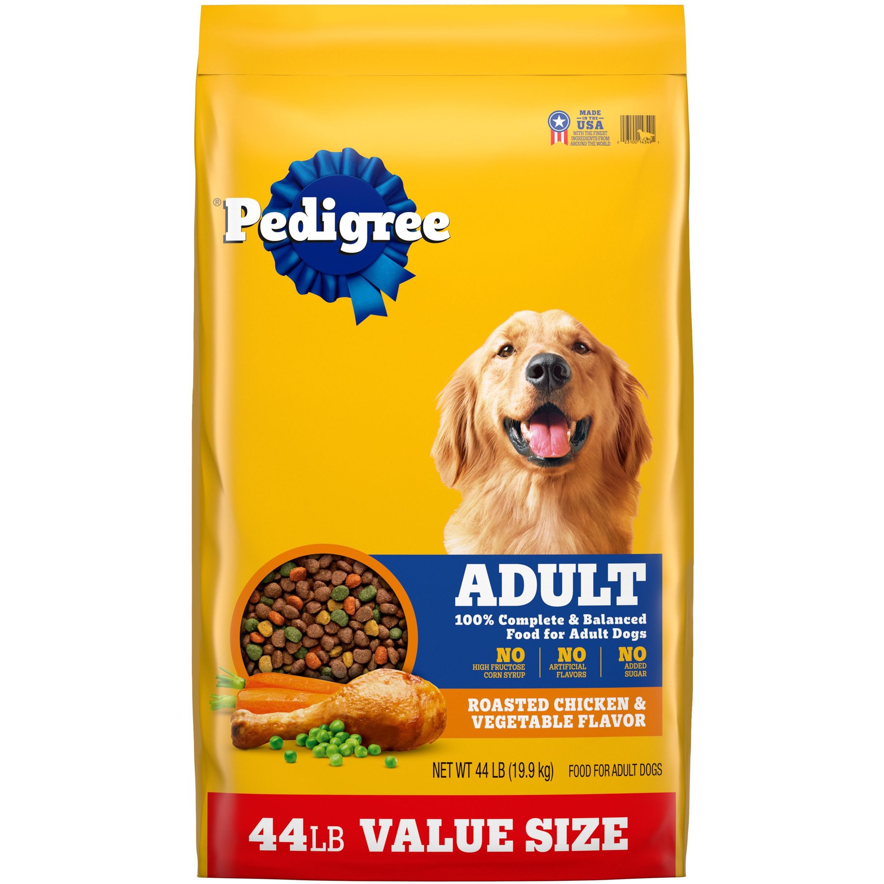 PEDIGREE Complete Nutrition Roasted Chicken, Rice & Vegetable Flavor ...